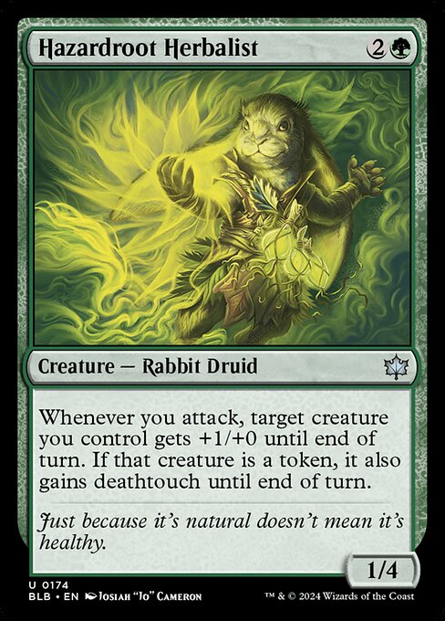 Bloomburrow - 174 - Hazardroot Herbalist - Uncommon - G - Foil