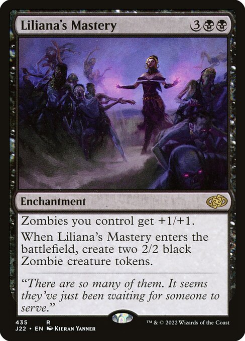 Jumpstart 2022 - 435 - Liliana's Mastery - Rare - B - Non-foil