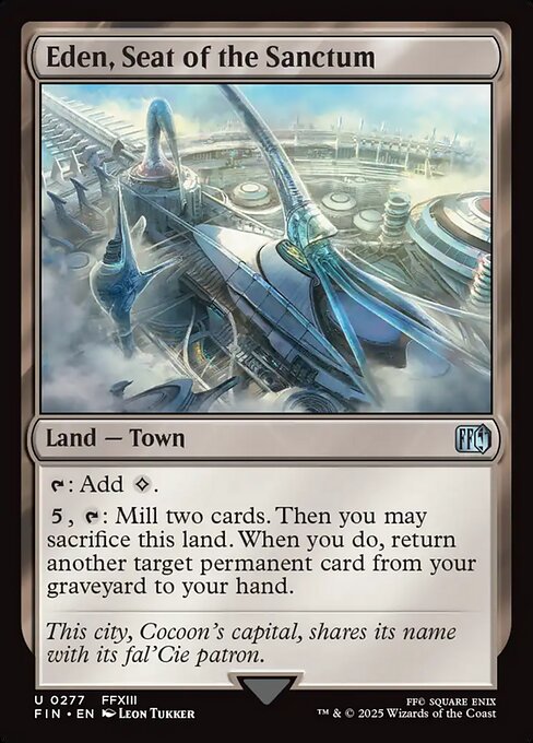 Final Fantasy - 277 - Eden, Seat of the Sanctum - Uncommon - C - Non-foil