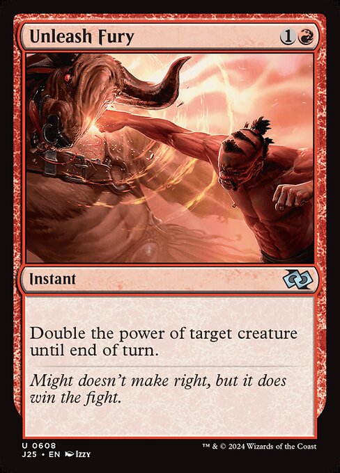 Foundations Jumpstart - 608 - Unleash Fury - Uncommon - R - Non-foil