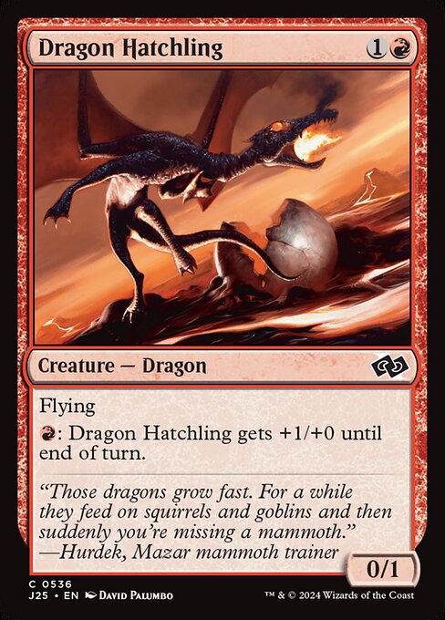 Foundations Jumpstart - 536 - Dragon Hatchling - Common - R - Non-foil
