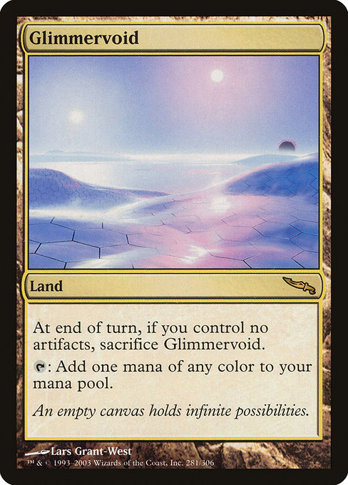 Mirrodin - 281 - Glimmervoid - Rare - C - Non-foil