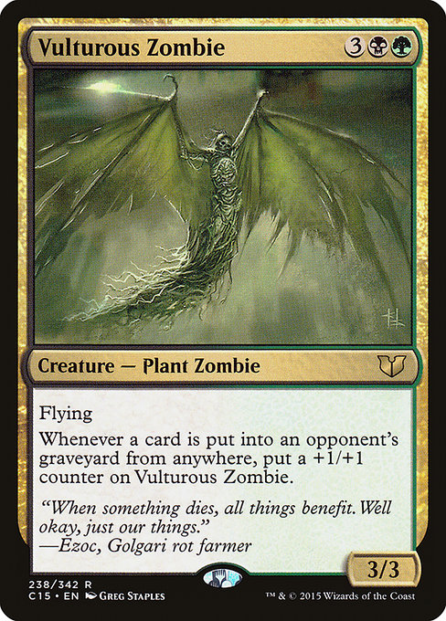 Commander 2015 - 238 - Vulturous Zombie - Rare - BG - Non-foil