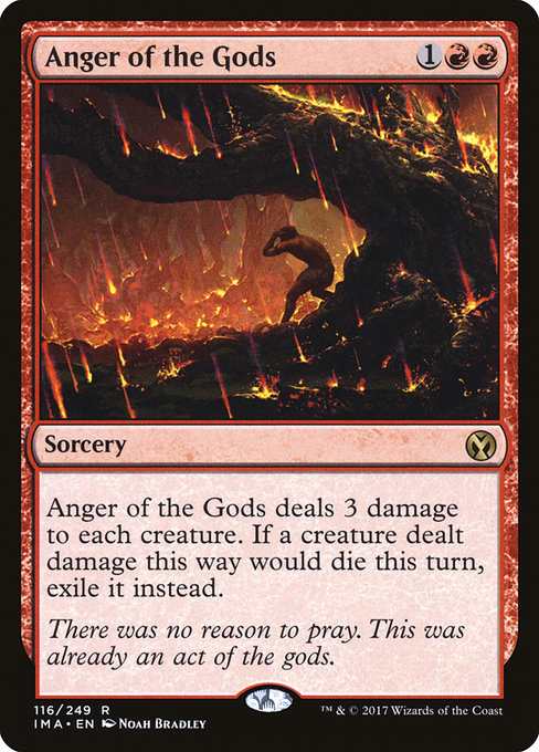 Iconic Masters - 116 - Anger of the Gods - Rare - R - Non-foil