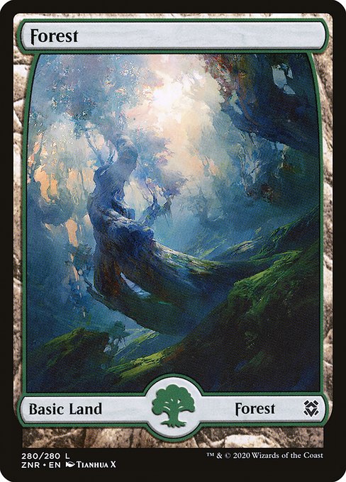 Zendikar Rising - 280 - Forest - Common - C - Non-foil