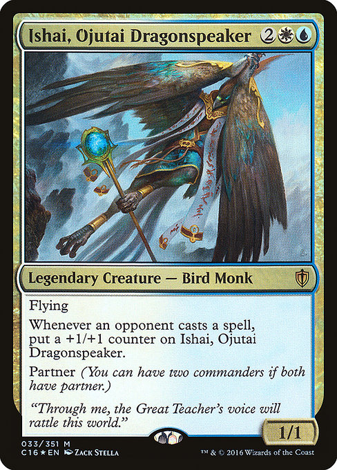Commander 2016 - 33 - Ishai, Ojutai Dragonspeaker - Mythic - WU - Foil