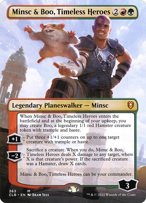 Commander Legends: Battle for Baldur's Gate - 363 - Minsc & Boo, Timeless Heroes - Mythic - RG - Non-foil