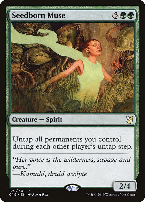 Commander 2019 - 179 - Seedborn Muse - Rare - G - Non-foil