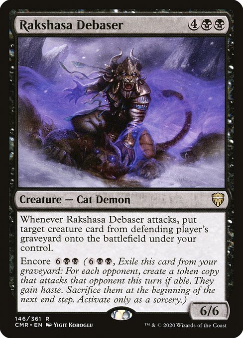 Commander Legends - 146 - Rakshasa Debaser - Rare - B - Non-foil