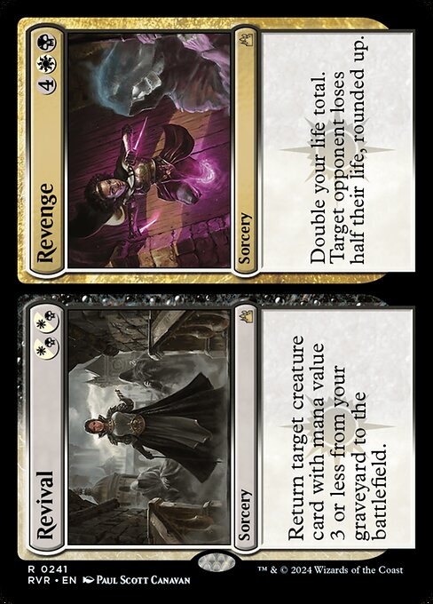 Ravnica Remastered - 241 - Revival // Revenge - Rare - WB - Foil