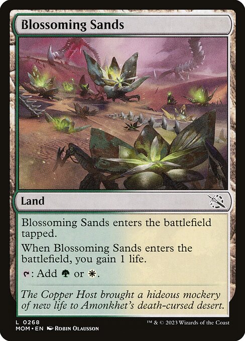 March of the Machine - 268 - Blossoming Sands - Common - C - Non-foil
