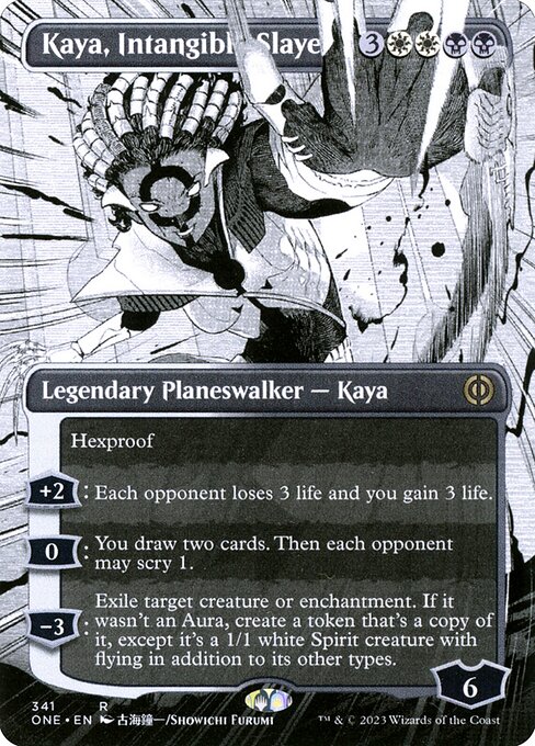 Phyrexia: All Will Be One - 341 - Kaya, Intangible Slayer - Rare - WB - Non-foil