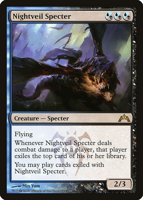 Gatecrash - 222 - Nightveil Specter - Rare - UB - Non-foil