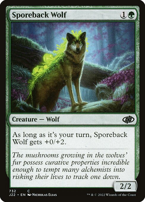 Jumpstart 2022 - 732 - Sporeback Wolf - Common - G - Non-foil