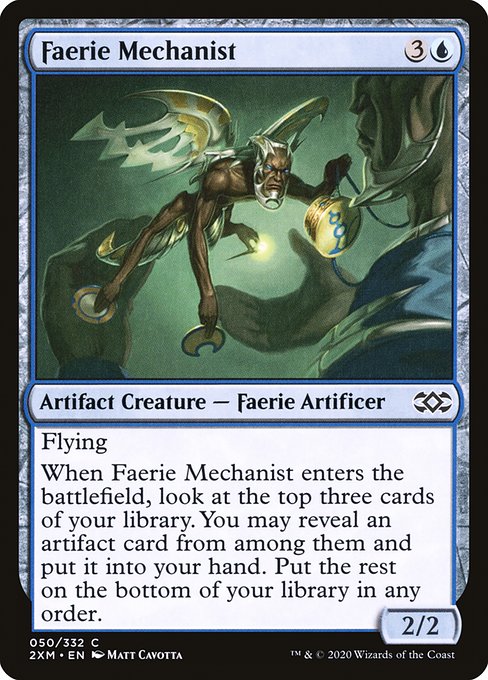 Double Masters - 50 - Faerie Mechanist - Common - U - Non-foil