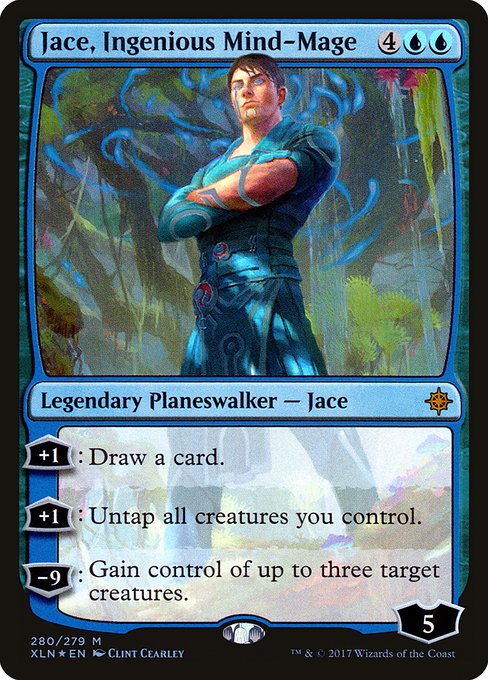 Ixalan - 280 - Jace, Ingenious Mind-Mage - Mythic - U - Foil