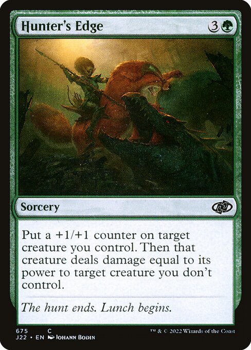 Jumpstart 2022 - 675 - Hunter's Edge - Common - G - Non-foil