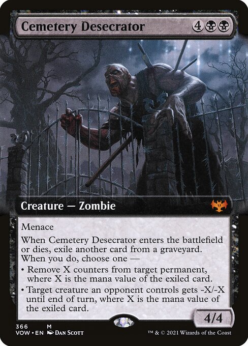 Innistrad: Crimson Vow - 366 - Cemetery Desecrator - Mythic - B - Foil