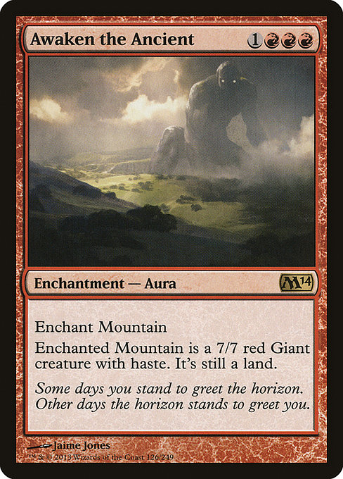 Magic 2014 - 126 - Awaken the Ancient - Rare - R - Non-foil