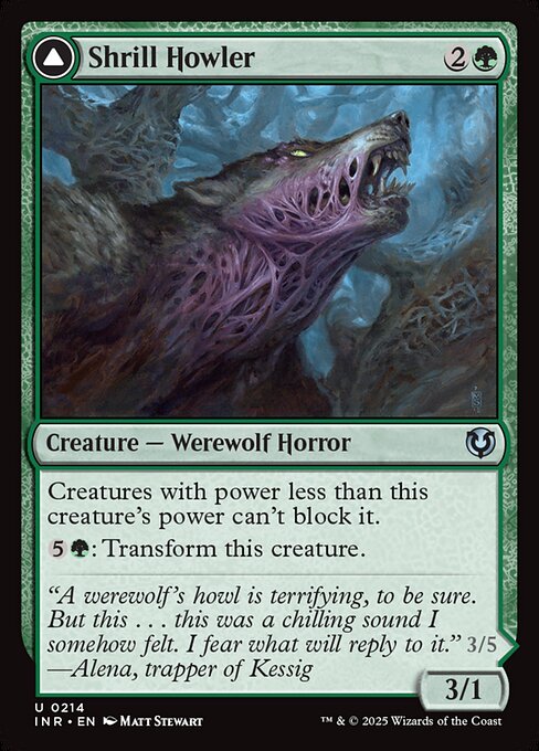 Innistrad Remastered - 214 - Shrill Howler // Howling Chorus - Uncommon - C - Non-foil