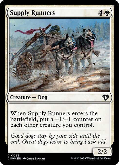 Commander Masters - 63 - Supply Runners - Common - W - Non-foil