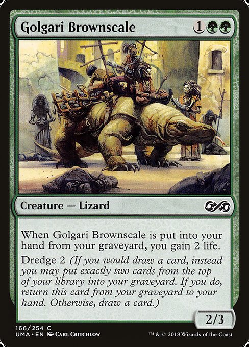 Ultimate Masters - 166 - Golgari Brownscale - Common - G - Foil