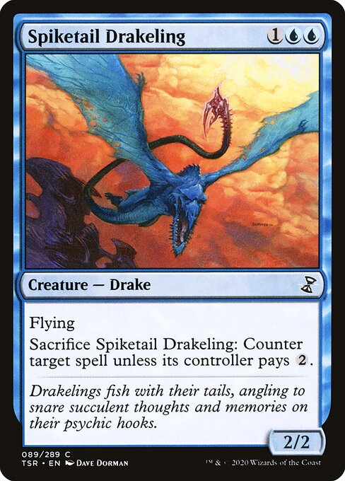 Time Spiral Remastered - 89 - Spiketail Drakeling - Common - U - Non-foil