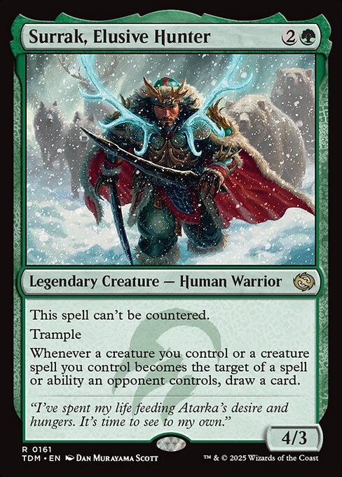 Tarkir: Dragonstorm - 161 - Surrak, Elusive Hunter - Rare - G - Non-foil