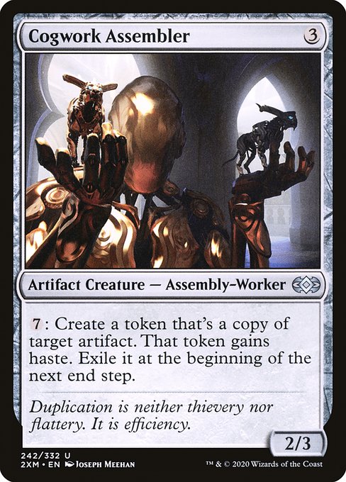Double Masters - 242 - Cogwork Assembler - Uncommon - C - Non-foil