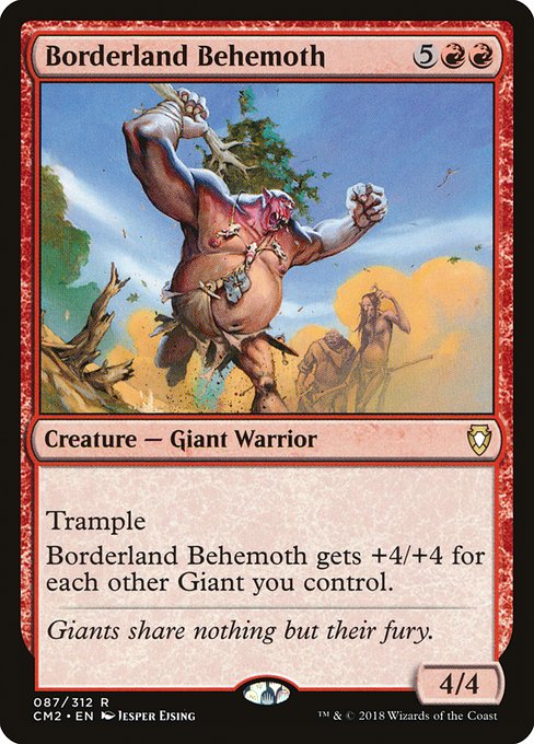 Commander Anthology Volume II - 87 - Borderland Behemoth - Rare - R - Non-foil
