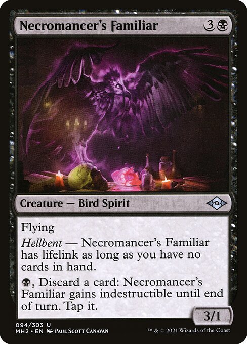Modern Horizons 2 - 94 - Necromancer's Familiar - Uncommon - B - Non-foil