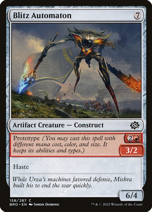 The Brothers' War - 158 - Blitz Automaton - Common - C - Non-foil