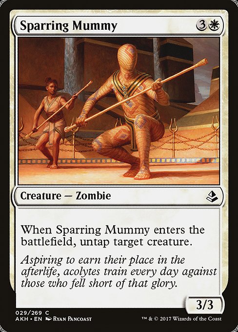 Amonkhet - 29 - Sparring Mummy - Common - W - Non-foil