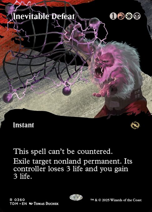 Tarkir: Dragonstorm - 360 - Inevitable Defeat - Rare - Multi - Non-foil