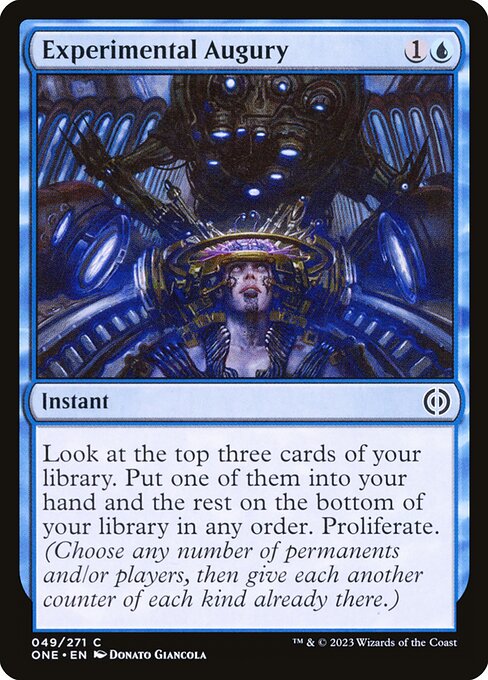 Phyrexia: All Will Be One - 49 - Experimental Augury - Common - U - Non-foil