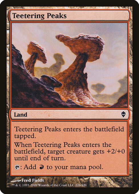 Zendikar - 226 - Teetering Peaks - Common - C - Non-foil