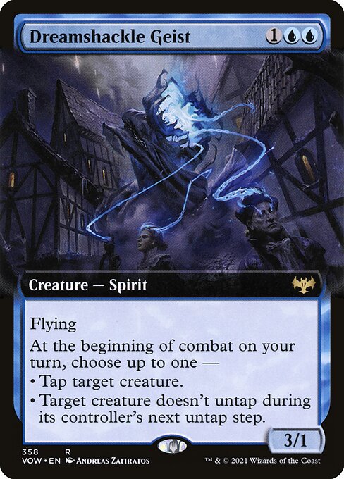 Innistrad: Crimson Vow - 358 - Dreamshackle Geist - Rare - U - Foil