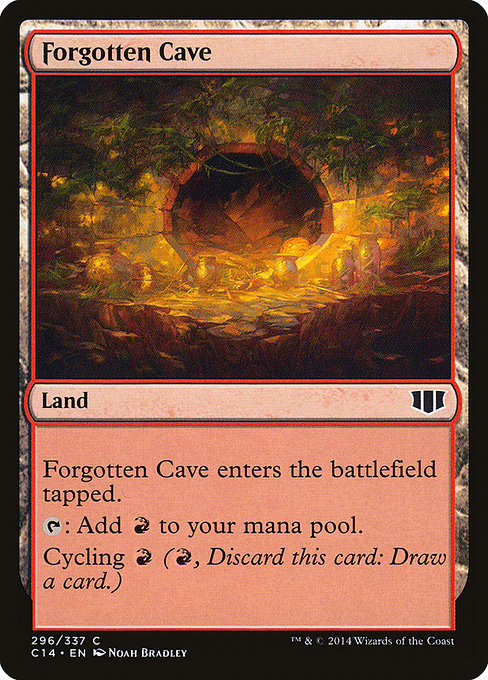 Commander 2014 - 296 - Forgotten Cave - Common - C - Non-foil