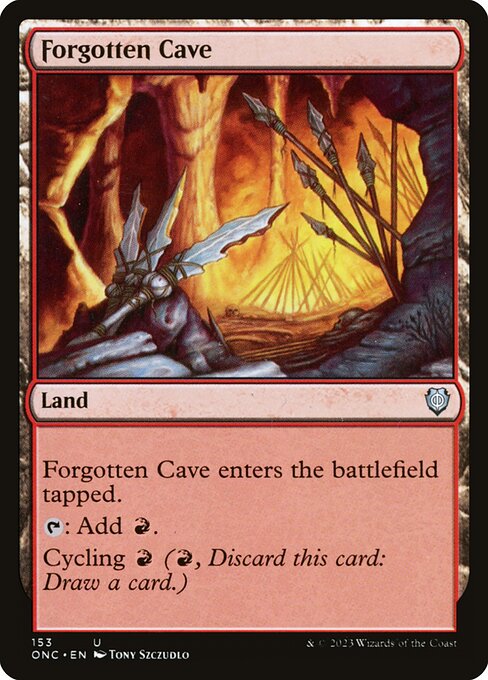 Phyrexia: All Will Be One Commander - 153 - Forgotten Cave - Uncommon - C - Non-foil