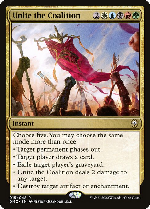 Dominaria United Commander - 15 - Unite the Coalition - Rare - Multi - Non-foil