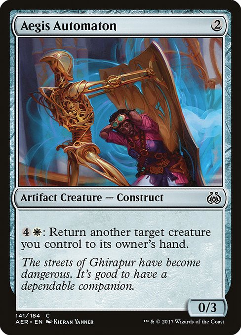 Aether Revolt - 141 - Aegis Automaton - Common - C - Non-foil