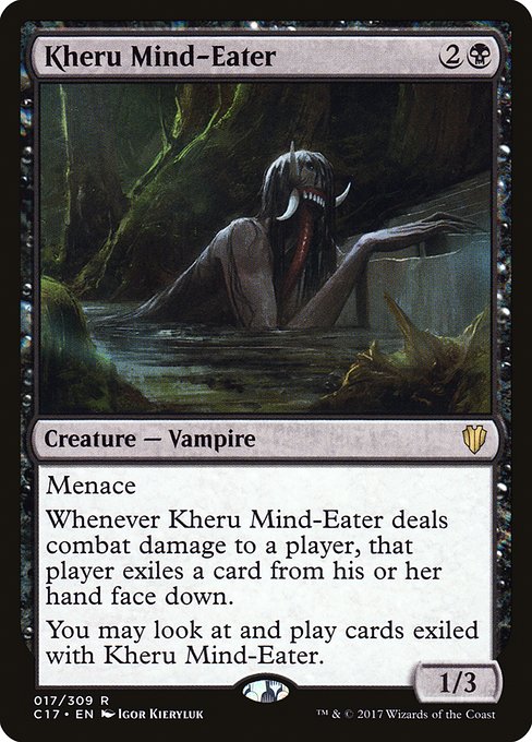 Commander 2017 - 17 - Kheru Mind-Eater - Rare - B - Non-foil
