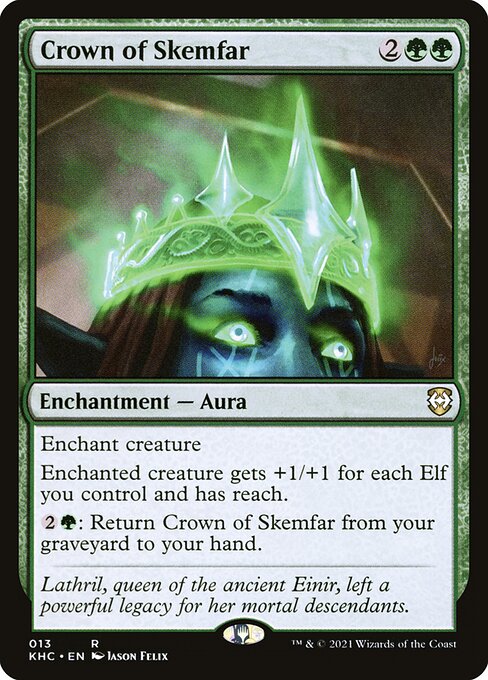 Kaldheim Commander - 13 - Crown of Skemfar - Rare - G - Non-foil