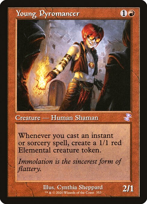 Time Spiral Remastered - 353 - Young Pyromancer - Special - R - Foil