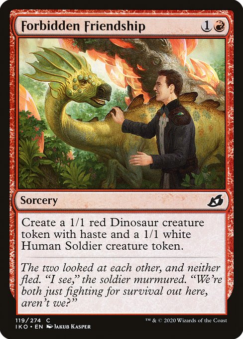 Ikoria: Lair of Behemoths - 119 - Forbidden Friendship - Common - R - Non-foil