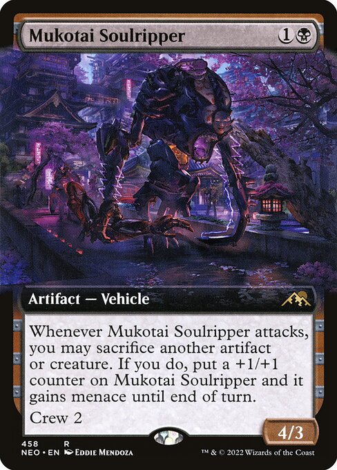 Kamigawa: Neon Dynasty - 458 - Mukotai Soulripper - Rare - B - Non-foil