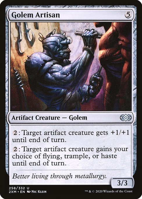 Double Masters - 258 - Golem Artisan - Uncommon - C - Non-foil
