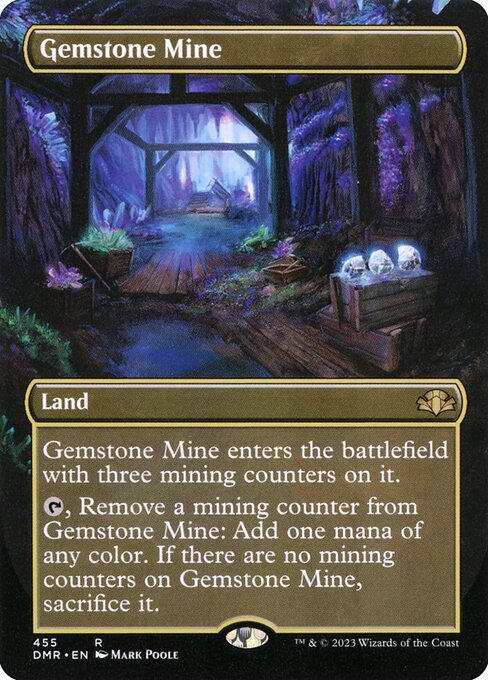 Dominaria Remastered - 455 - Gemstone Mine - Rare - C - Non-foil