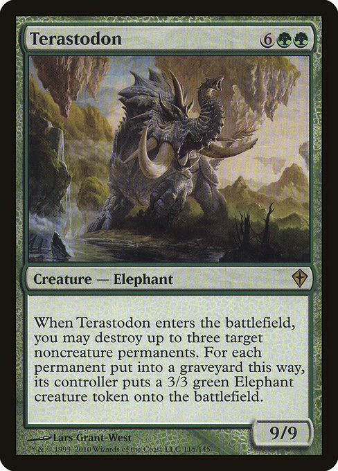 Worldwake - 115 - Terastodon - Rare - G - Non-foil