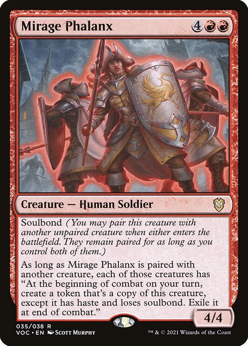 Crimson Vow Commander - 35 - Mirage Phalanx - Rare - R - Non-foil